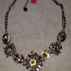 Betsey johnson 18 in necklace blush